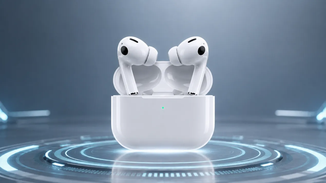 搭載相機的新 AirPods 想像圖
